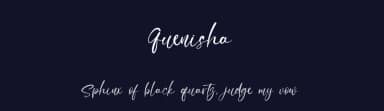 Quenisha by Kong Font — Script Handwritten Font — thumbnail 2