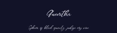 Quenitha by Kong Font — Script Handwritten Font — thumbnail 2