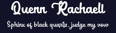 Quenn Rachaell by Letter Art Studio — Script Handwritten Font — thumbnail 2