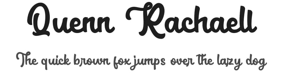 Quenn Rachaell by Letter Art Studio — Script Handwritten Font