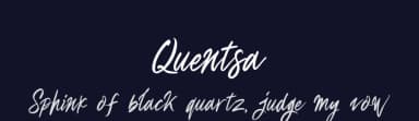 Quentsa by Mindtype Co. — Script Handwritten Font — thumbnail 2