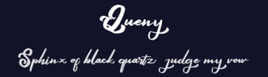 Queny by Vunira Design — Script Handwritten Font — thumbnail 2