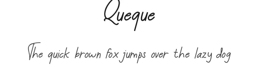 Queque by bringtypestudio.co — Script Handwritten Font