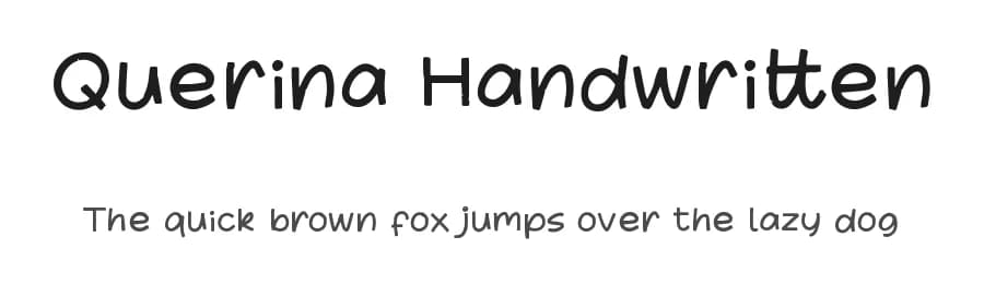 Querina Handwritten by Excellent Ritma Florendia — Script Handwritten Font