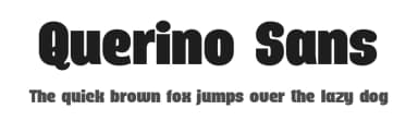 Querino Sans by Måns Grebäck — Sans Serif Font — thumbnail 1
