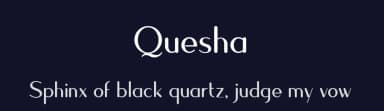 Quesha by NimaType — Sans Serif Font — thumbnail 2