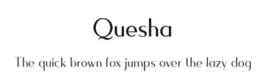 Quesha by NimaType — Sans Serif Font — thumbnail 1