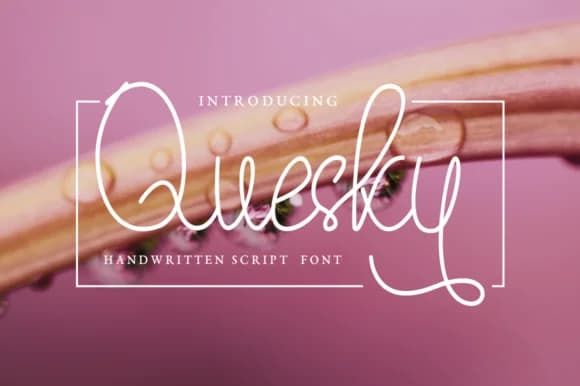 Quesky Font by CBRTEXT Studio — Script Handwritten Font