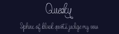 Quesky by CBRTEXT Studio — Script Handwritten Font — thumbnail 2