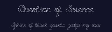 Question of Science by weknow — Script Handwritten Font — thumbnail 2