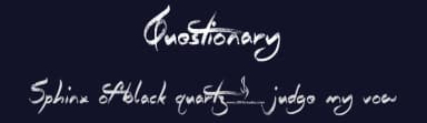 Questionary by JSH creates — Script Handwritten Font — thumbnail 2