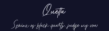 Quetta by Glyphstyle — Script Handwritten Font — thumbnail 2