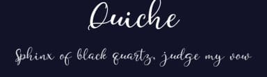 Quiche by Sofian — Script Handwritten Font — thumbnail 2