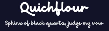 Quichflour by Allouse Studio — Script Handwritten Font — thumbnail 2