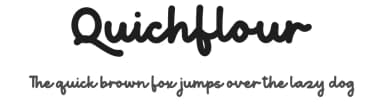 Quichflour by Allouse Studio — Script Handwritten Font — thumbnail 1