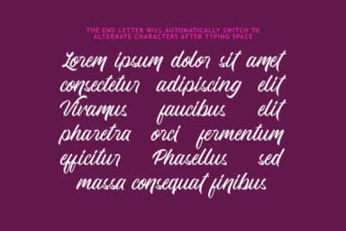 Quick Dream Font by andikafez — Script Handwritten Font — thumbnail 9