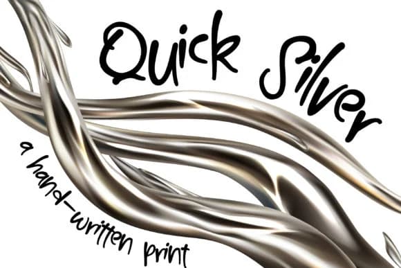 Quick Silver Font by Illustration Ink — Script Handwritten Font