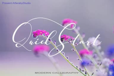 Quick Start Font by faisal_Alfaraby — Script Handwritten Font — thumbnail 1