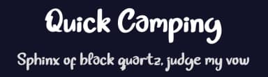 Quick Camping by twinletter — Script Handwritten Font — thumbnail 2