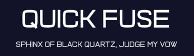 Quick Fuse by Chequered Ink — Sans Serif Font — thumbnail 2