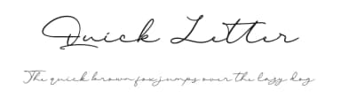 Quick Letter by Almarkhatype — Script Handwritten Font — thumbnail 1