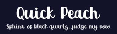 Quick Peach by Khurasan — Script Handwritten Font — thumbnail 2