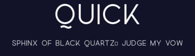 Quick by Graphicfresh — Sans Serif Font — thumbnail 2