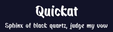 Quickat by deFharo — Script Handwritten Font — thumbnail 2