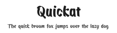 Quickat by deFharo — Script Handwritten Font — thumbnail 1