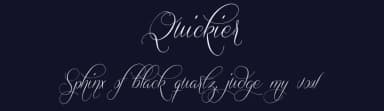 Quickier by Måns Grebäck — Script Handwritten Font — thumbnail 2