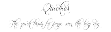 Quickier by Måns Grebäck — Script Handwritten Font — thumbnail 1