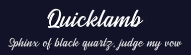 Quicklamb by Hendra Pratama — Script Handwritten Font — thumbnail 2