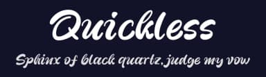Quickless by Khurasan — Script Handwritten Font — thumbnail 2