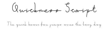 Quickness Script by Grafemars — Script Handwritten Font — thumbnail 1