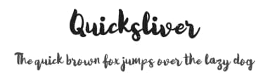 Quicksliver by Creatype Studio — Script Handwritten Font — thumbnail 1