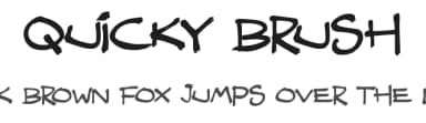 Quicky Brush by Hawtpixel — Script Handwritten Font — thumbnail 1