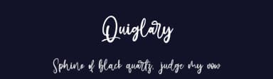 Quiglary by StringLabs Creative Studio — Script Handwritten Font — thumbnail 2