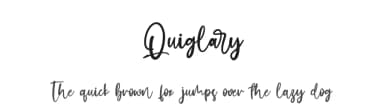 Quiglary by StringLabs Creative Studio — Script Handwritten Font — thumbnail 1