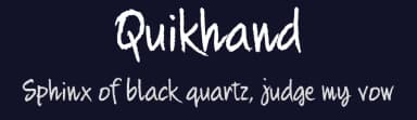 Quikhand by KindredSpiritArtStudio — Script Handwritten Font — thumbnail 2