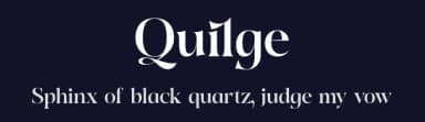 Quilge by Letterena Studios — Serif Font — thumbnail 2