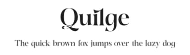 Quilge by Letterena Studios — Serif Font — thumbnail 1
