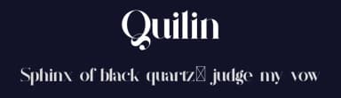 Quilin by VPcreativeshop — Serif Font — thumbnail 2