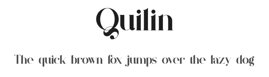 Quilin by VPcreativeshop — Serif Font