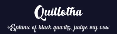 Quillotha by Nur Solikh — Script Handwritten Font — thumbnail 2