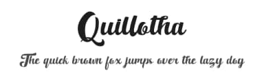 Quillotha by Nur Solikh — Script Handwritten Font — thumbnail 1