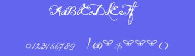 Quilted Butterfly by Hanoded — Script Handwritten Font — thumbnail 3