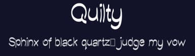 Quilty by Digital Typeface Studio — Script Handwritten Font — thumbnail 2