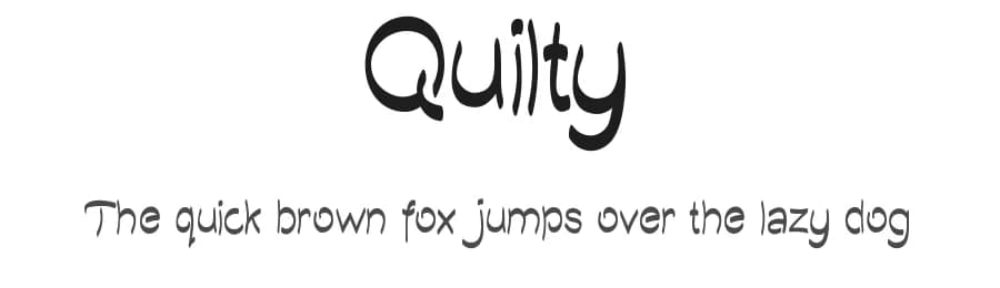 Quilty by Digital Typeface Studio — Script Handwritten Font