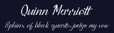 Quinn Marriott by UI Creative — Script Handwritten Font — thumbnail 2