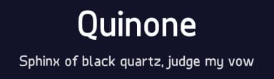 Quinone by UkiyoMoji Fonts — Sans Serif Font — thumbnail 2